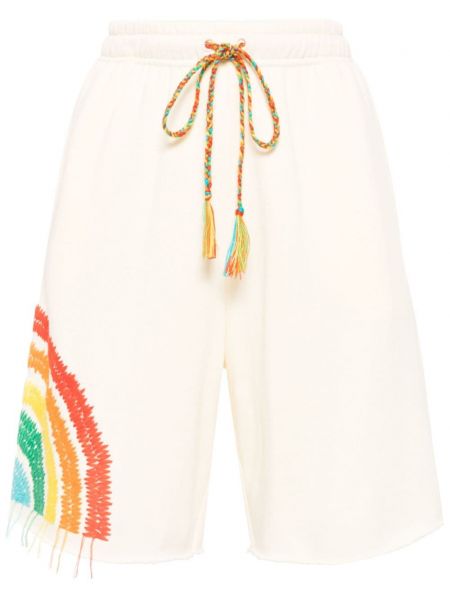 Памучни шорти Mira Mikati бяло