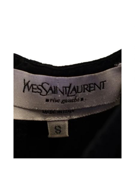 Top retro Yves Saint Laurent Vintage negro