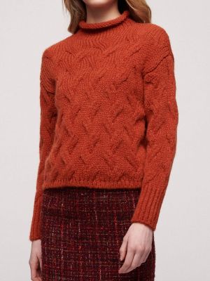 Оранжевый пуловер Luisa Spagnoli
