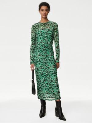 Midi šaty Marks & Spencer zelené