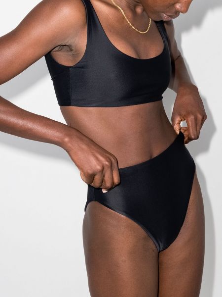 Bikini de cintura alta Jade Swim negro