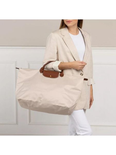 Дорожная сумка Longchamp белая