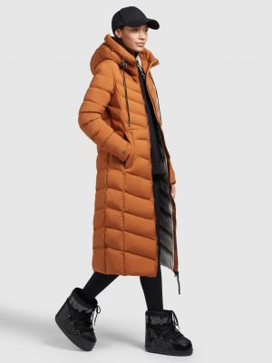 Žieminis paltas Khujo oranžinė