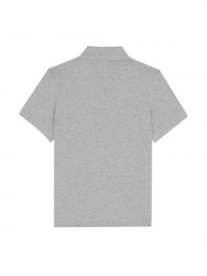 Medvilninis polo marškinėliai Saint Laurent pilka
