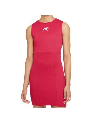 Платье миди без рукавов Nike красное
