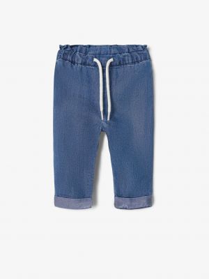 Priliehavé džínsy s rovným strihom Name It modrá