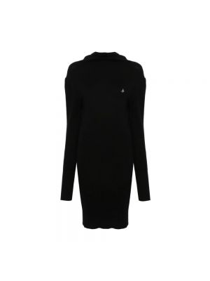 Dzianinowa sukienka Vivienne Westwood czarna