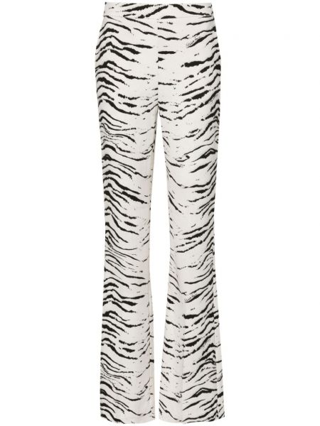 Hose mit print ausgestellt mit zebra-muster Elisabetta Franchi