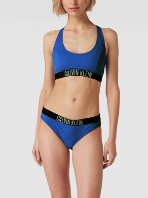Strój kąpielowy Calvin Klein niebieski