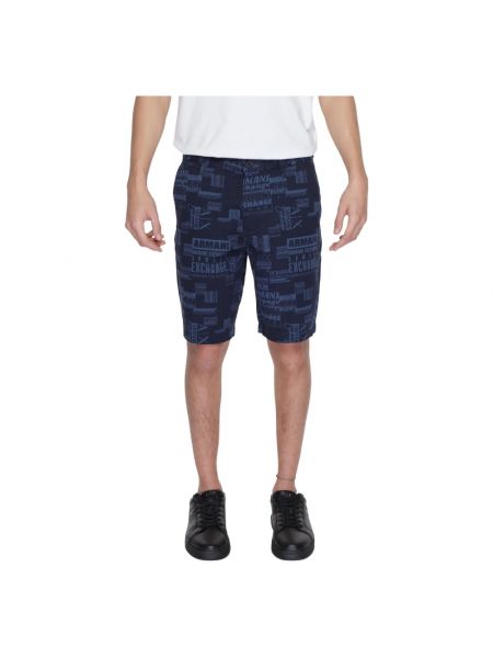 Shorts mit reißverschluss Armani Exchange blau
