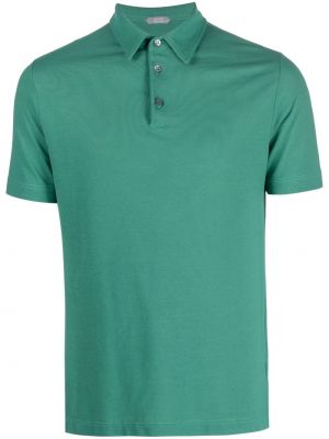 Polo marškinėliai Zanone žalia