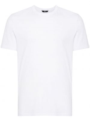 Bavlnené tričko s okrúhlym výstrihom 7 For All Mankind biela