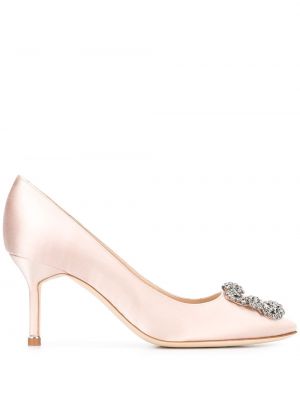 Sateng pumps Manolo Blahnik rosa