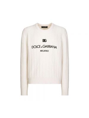 Sweter Dolce And Gabbana biały