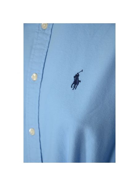 Vestido midi manga larga Polo Ralph Lauren azul