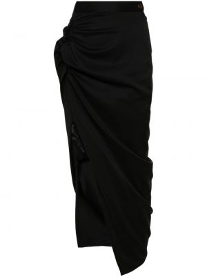 Φούστα ντραπέ Vivienne Westwood μαύρο