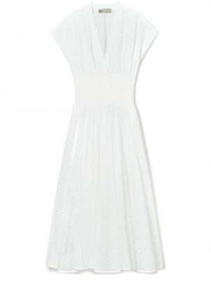 Midi haljina Tory Burch bijela