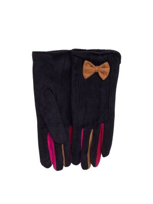 Ръкавици с панделка Fashionhunters черно