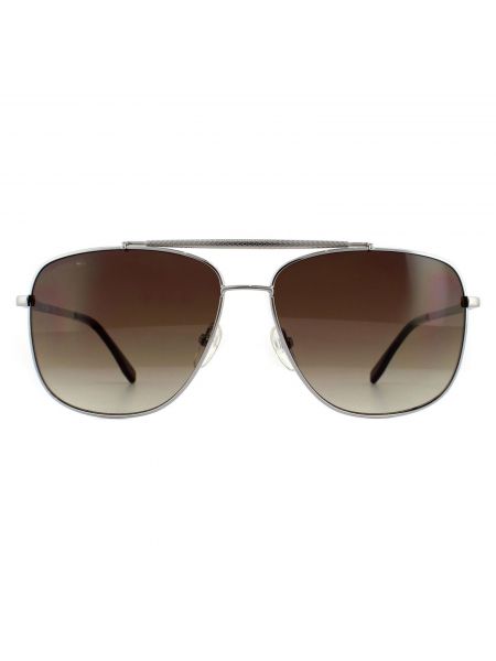Золотисто-зеленые солнцезащитные очки-авиаторы Lacoste, золото