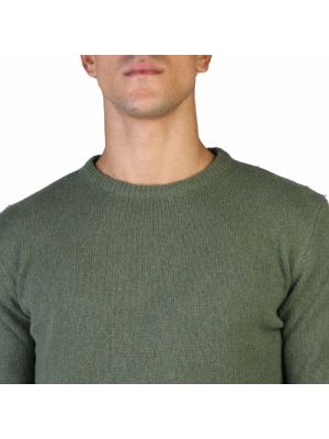 Jersey de cachemir de tela jersey con estampado de cachemira Cashmere Company verde