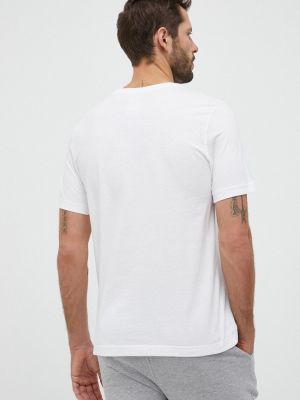 Pamut jersey hímzett póló Adidas fehér