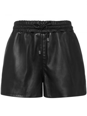 Leder shorts Philipp Plein