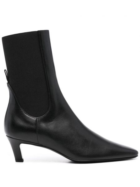 Bottines en cuir Toteme noir