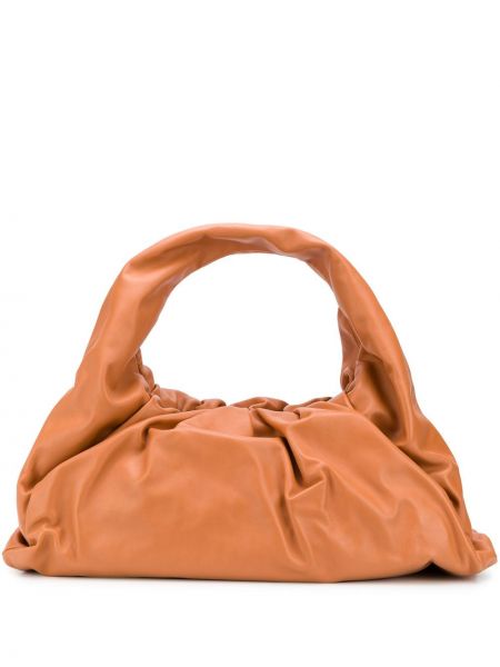 Τσάντα ώμου Bottega Veneta πορτοκαλί