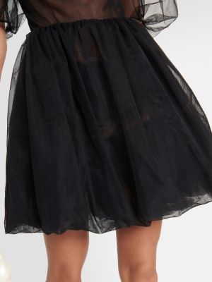 Mini vestido de tul Simone Rocha negro