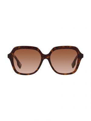 Okulary przeciwsłoneczne oversize Burberry brązowe