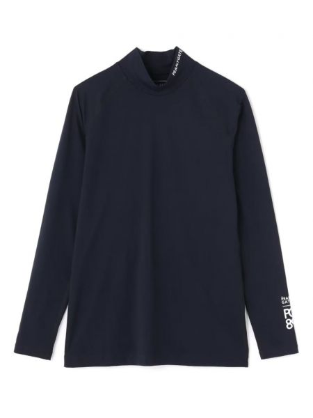 Sweter z nadrukiem Pearly Gates niebieski