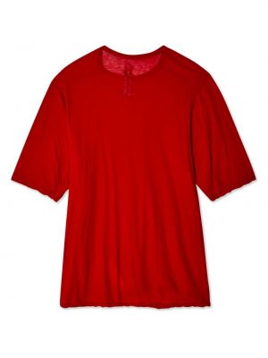 Medvilninis marškinėliai Rick Owens raudona