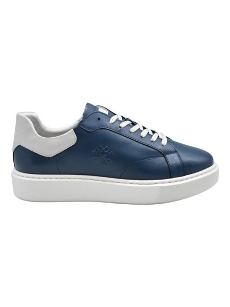 Sneakersy La Martina niebieskie