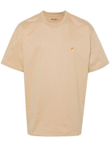 T-shirt aus baumwoll Carhartt Wip beige