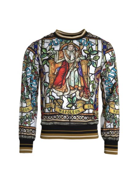 Bluza dresowa z nadrukiem Dolce And Gabbana