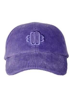 Фиолетовая бархатная женская кепка Maje