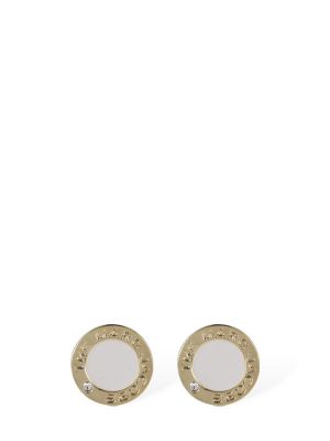 Fülbevaló gyöngyökkel Marc Jacobs ezüstszínű