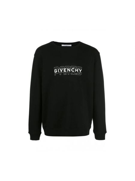 Sweatshirt mit langen ärmeln mit rundem ausschnitt Givenchy schwarz