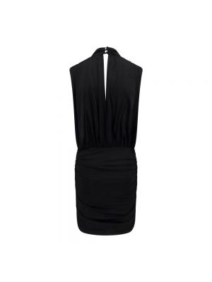 Sukienka mini z otwartymi plecami bez rękawów Semicouture czarna