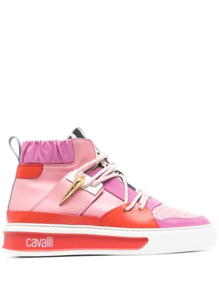 Ikat sneakers Roberto Cavalli rosa