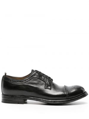 Pantofi brogue din piele Officine Creative negru