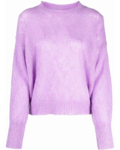 Jersey de punto de tela jersey calado Essentiel Antwerp violeta