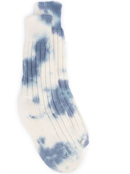 Calcetines con estampado tie dye The Elder Statesman azul