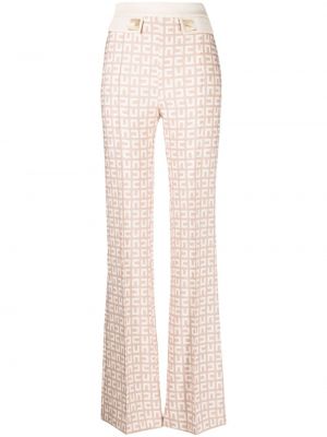 Flare byxor Elisabetta Franchi svart