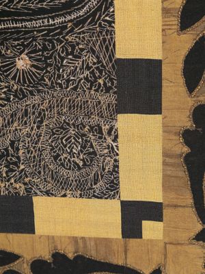 Echarpe en soie à imprimé à motifs abstraits Pierre-louis Mascia