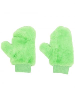 Mănuși cu blană Jakke verde