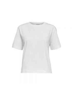 T-shirt Selected Femme bianco