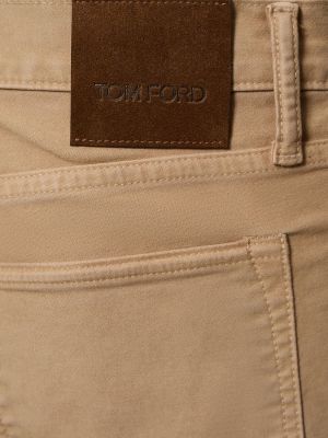 Skinny fit džinsai slim fit Tom Ford juoda