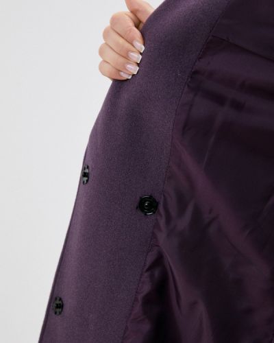 Двубортное пальто Vivaldi фиолетовое