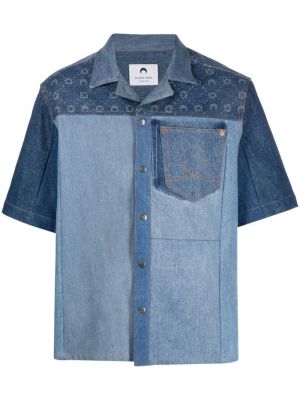 Camicia jeans Marine Serre blu